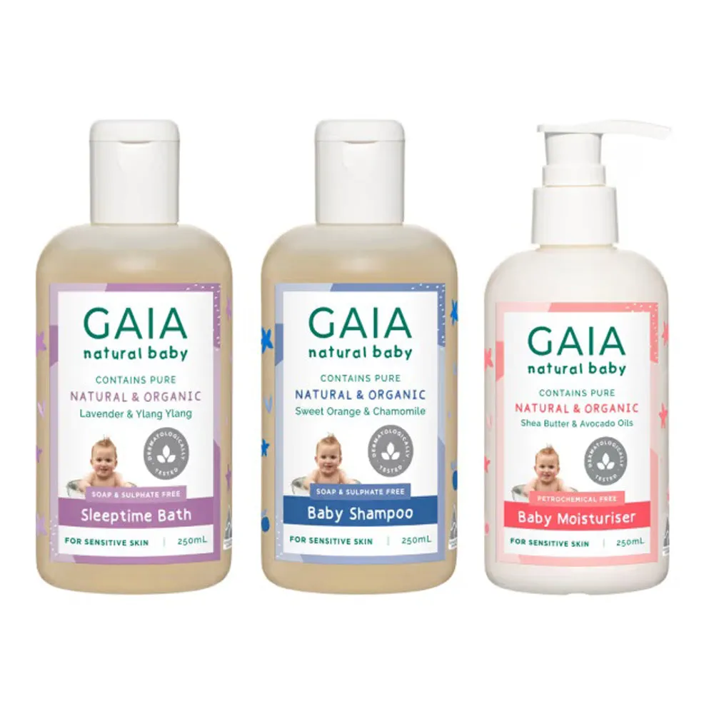 Gaia Natural Baby Stork Essentials Set