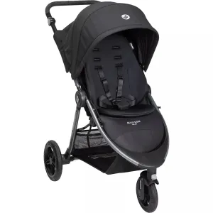 Gia XP 3-Wheel Stroller Midnight Black