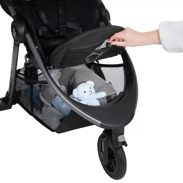 Gia XP 3-Wheel Stroller Midnight Black