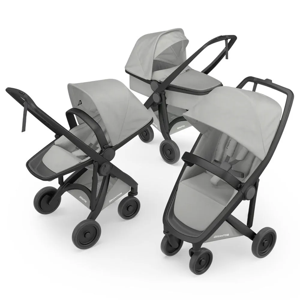 Greentom 3 In 1 Pram & Black Stroller