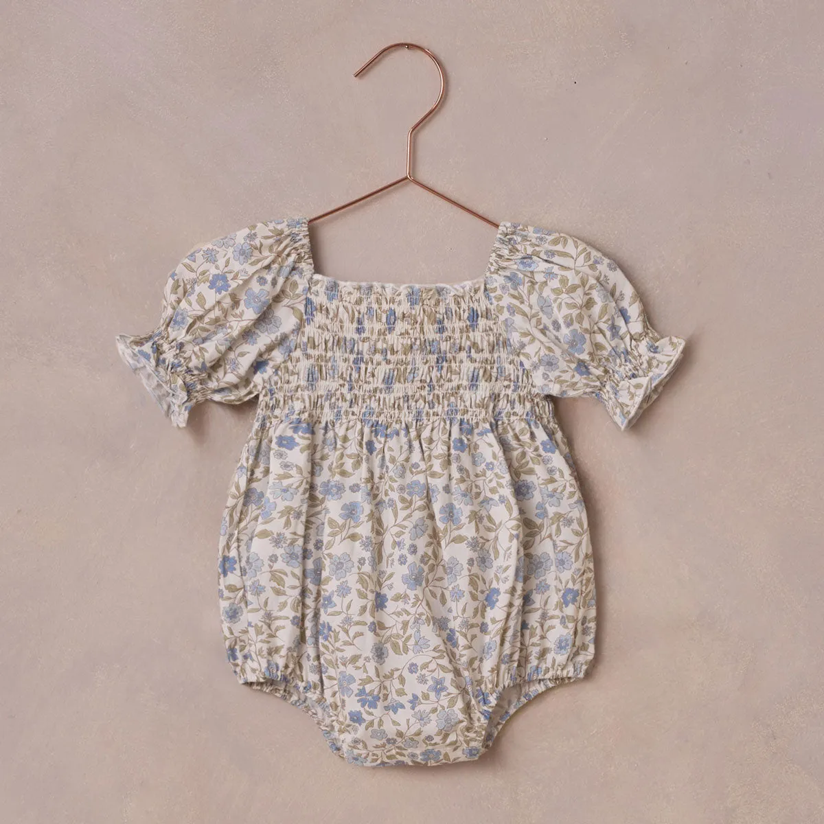 Hazel Romper - Blue Garden