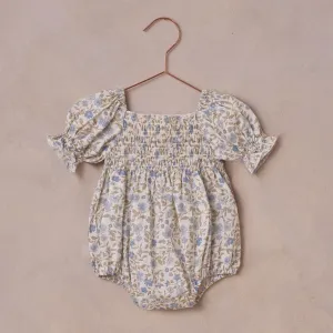 Hazel Romper - Blue Garden