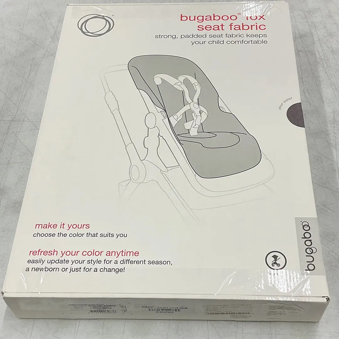 Infant Bugaboo Seat Fabric Set for Bugaboo Fox Stroller, Size One Size - Grey