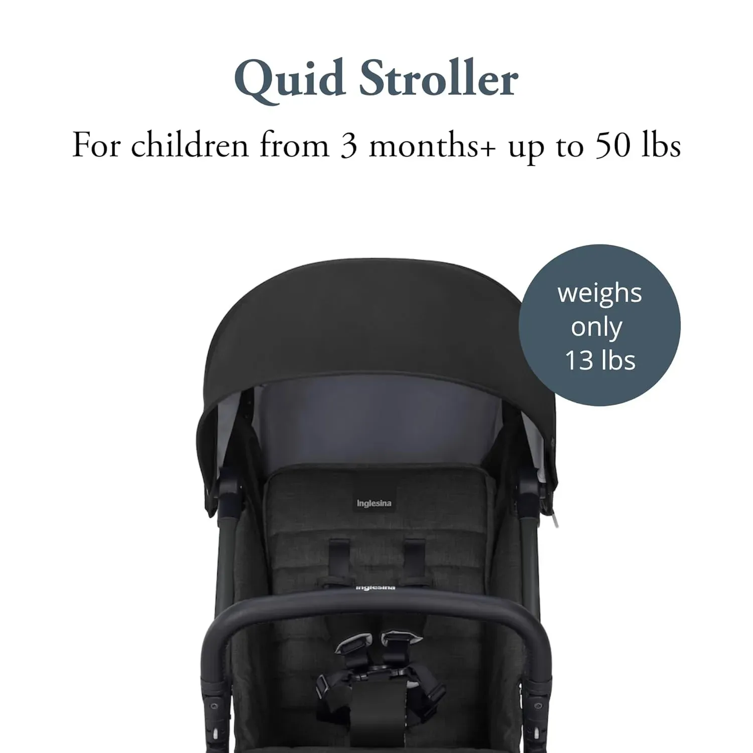 Inglesina Quid Stroller - Puma Black