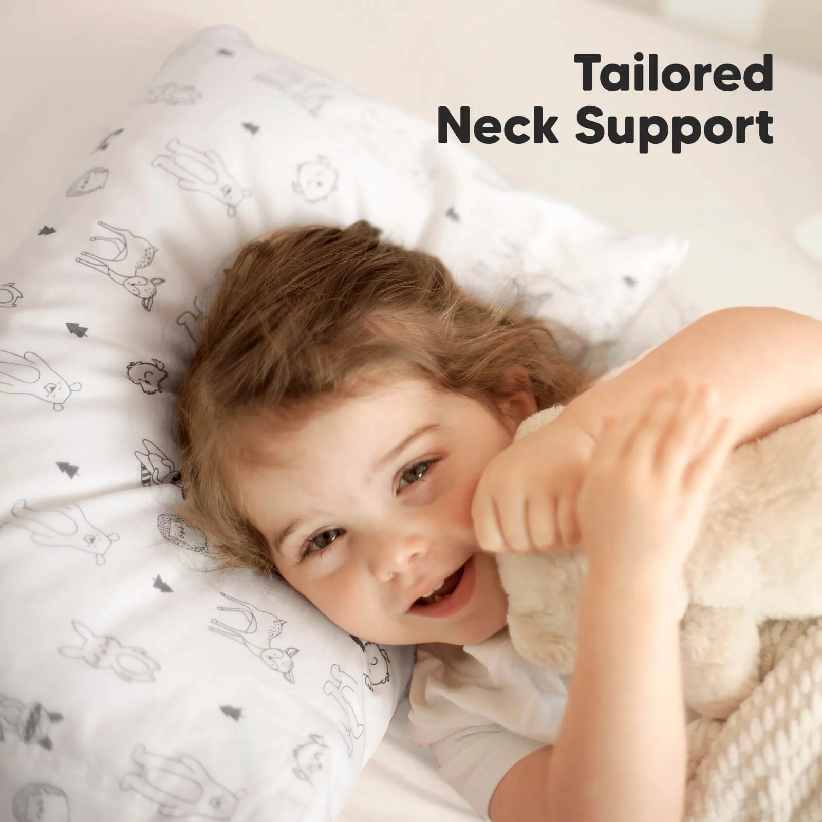 Jumbo Toddler Pillow with Pillowcase