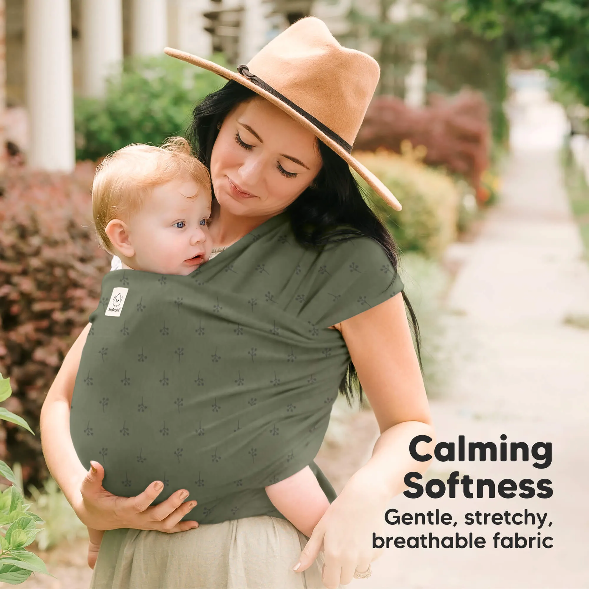 KeaBabies Original Wrap Carrier (Forest Berries)
