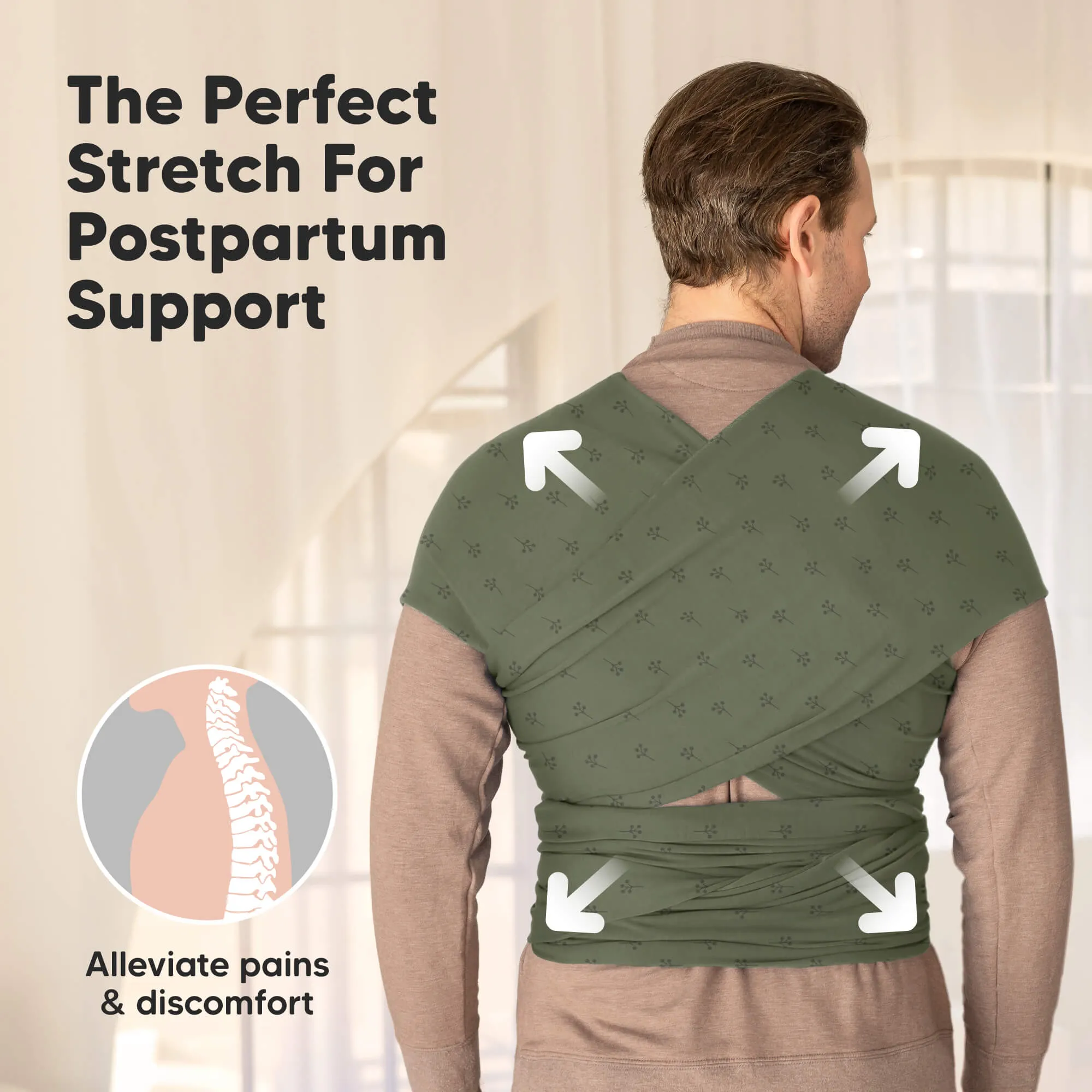 KeaBabies Original Wrap Carrier (Forest Berries)
