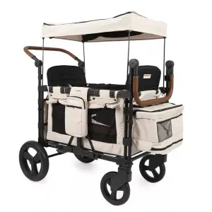 Keenz XC - Luxury Comfort Stroller Wagon 2 Passenger - Cream
