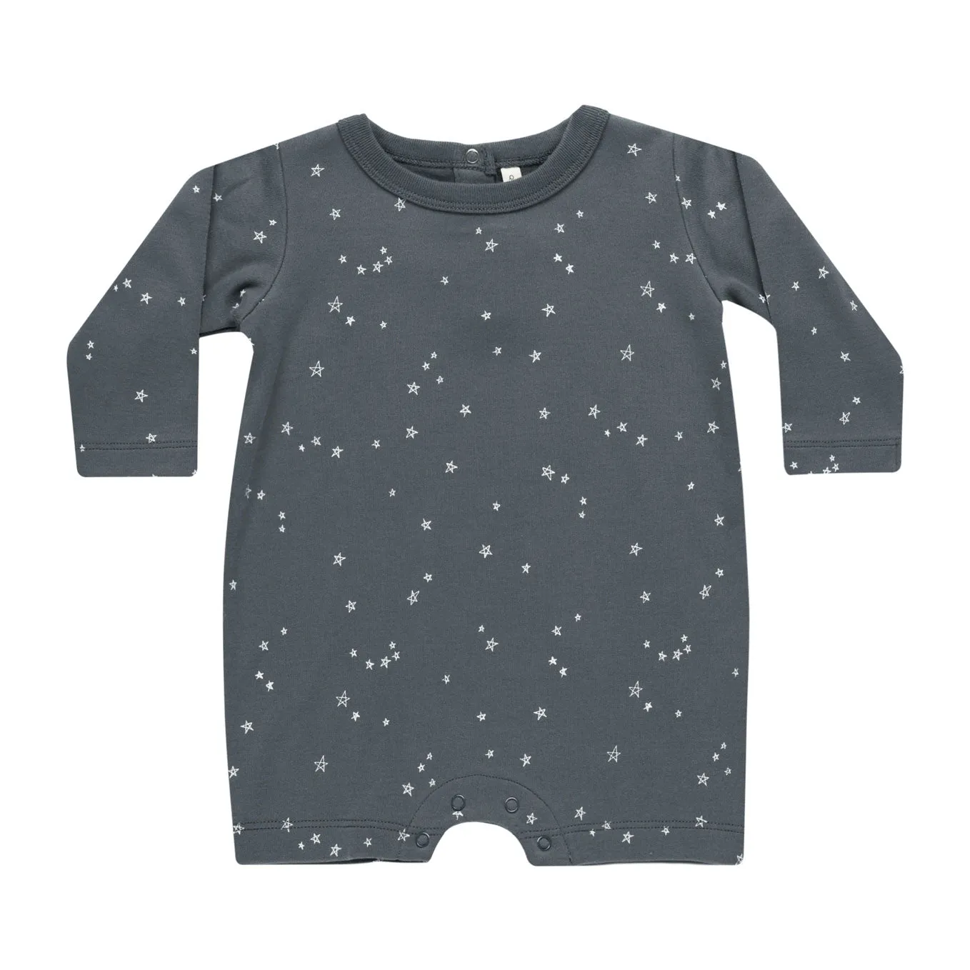Long Sleeve Romper - Stars - Indigo - FINAL SALE