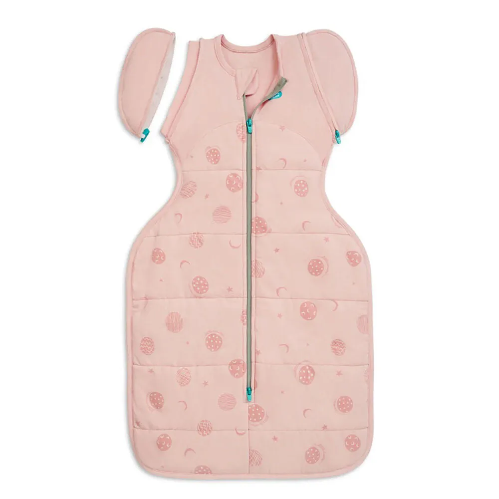 Love To Dream Transition Bag 2.5T Quilted Stretch Cotton Little Dreamer Dusty Pink
