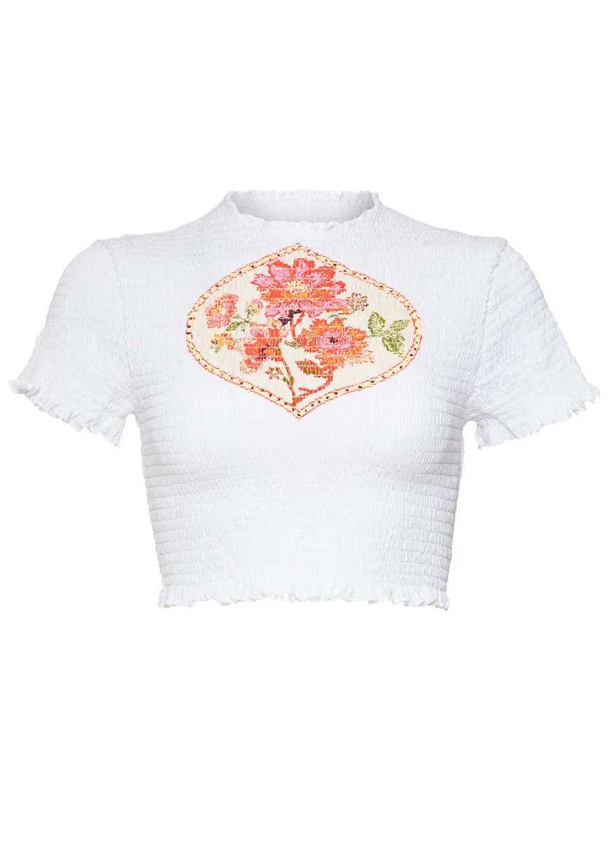 Maaji Vanilla Cream Nerina Beachwear Crop Top