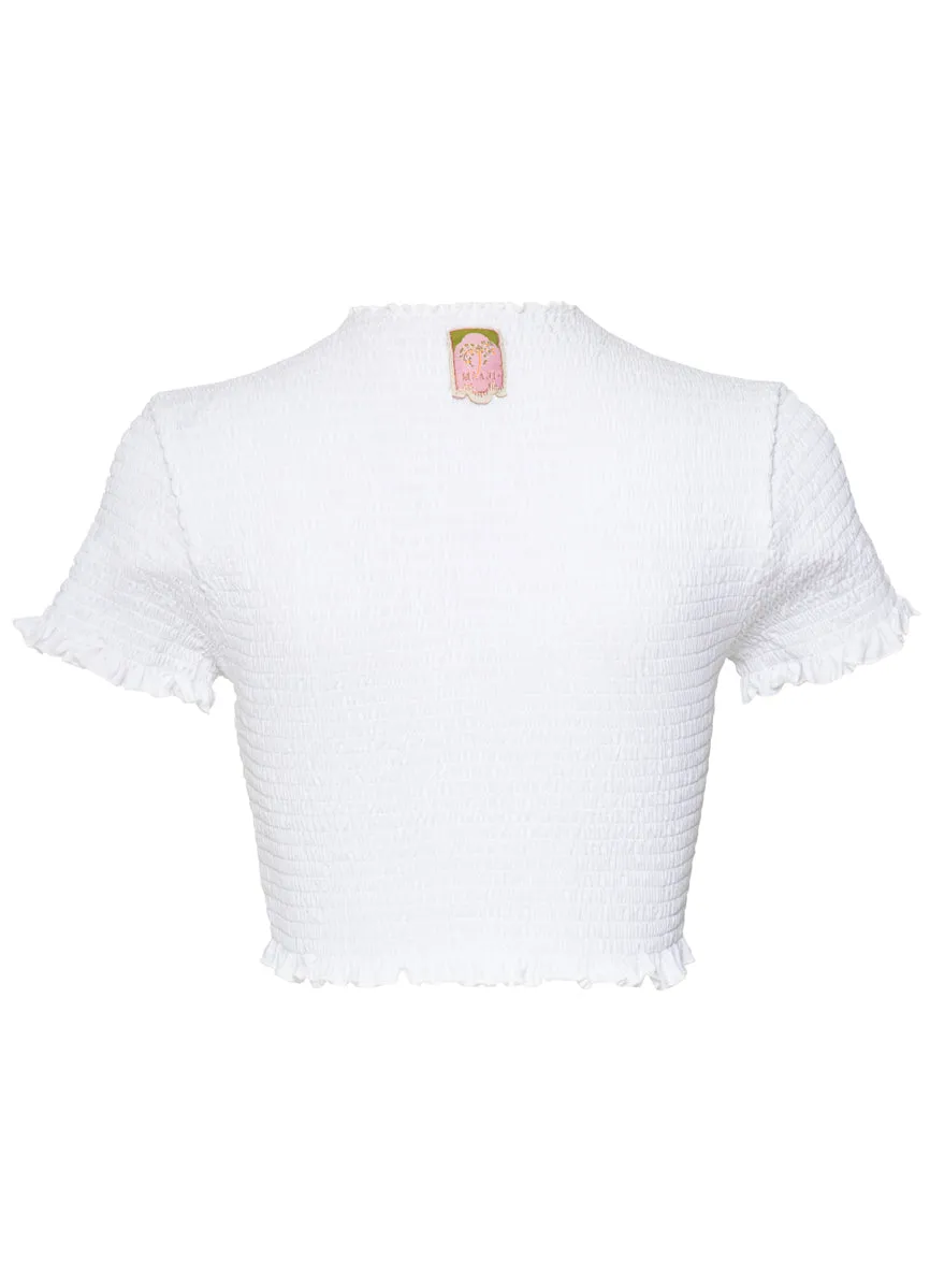 Maaji Vanilla Cream Nerina Beachwear Crop Top