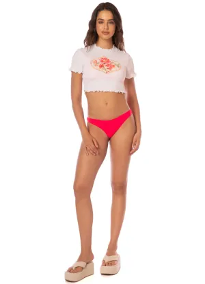 Maaji Vanilla Cream Nerina Beachwear Crop Top