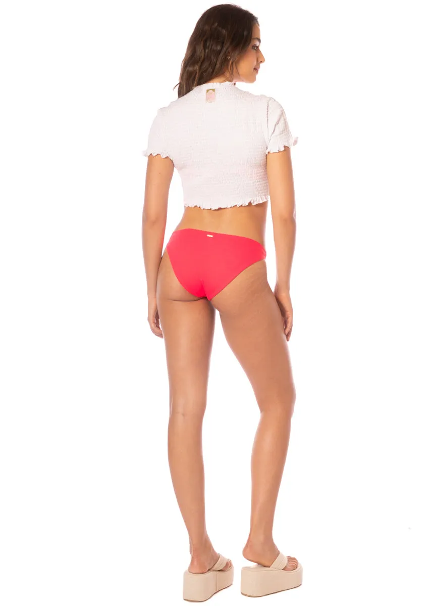 Maaji Vanilla Cream Nerina Beachwear Crop Top