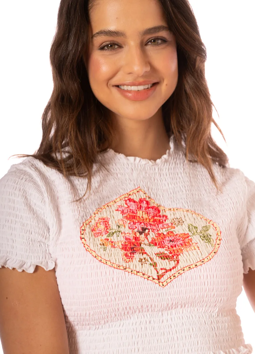 Maaji Vanilla Cream Nerina Beachwear Crop Top