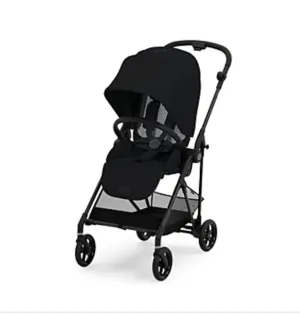 Melio Carbon 3 Stroller  - Moon Black