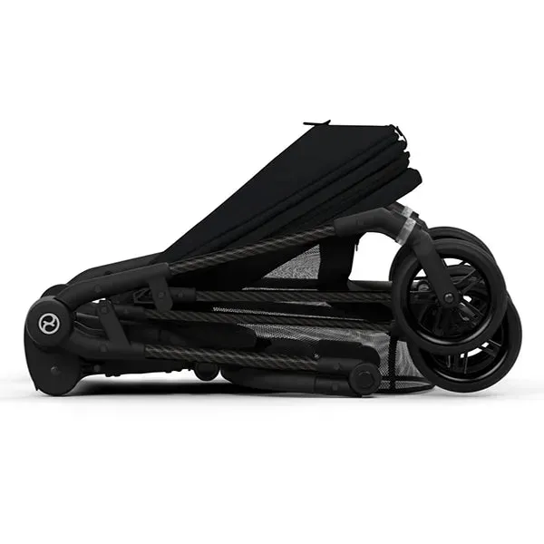 Melio Carbon 3 Stroller  - Moon Black