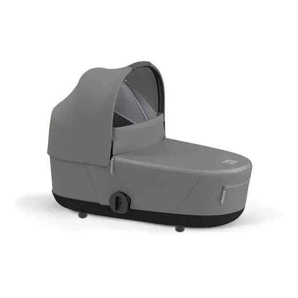 Mios3 Carry Cot with Chrome Frame - Pearl Grey
