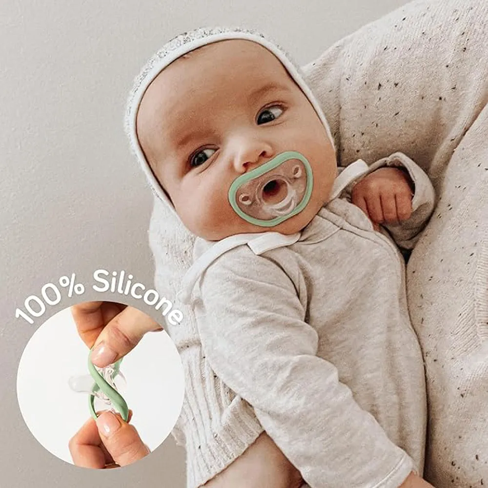Nanobebe Flexy Silicone Feeding Set Sage