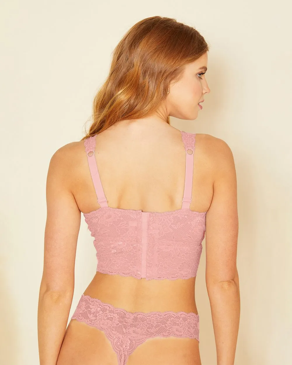 Never Say Never Curvy Plungie Longline Bralette