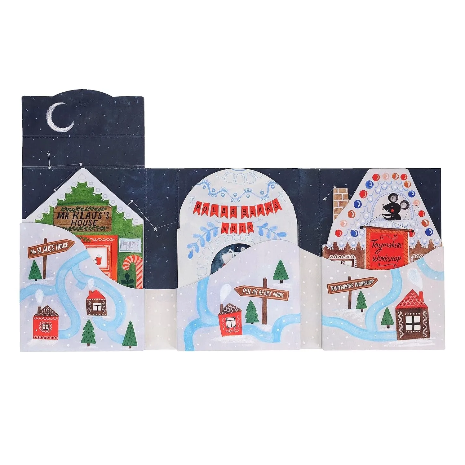 North Pole Village Book