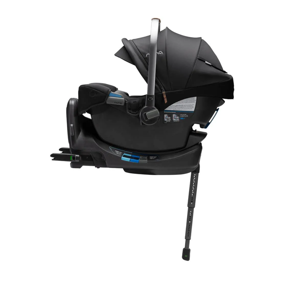 Nuna MIXX Next Stroller with Magnetic Buckle and PIPA RX Car Seat Travel System