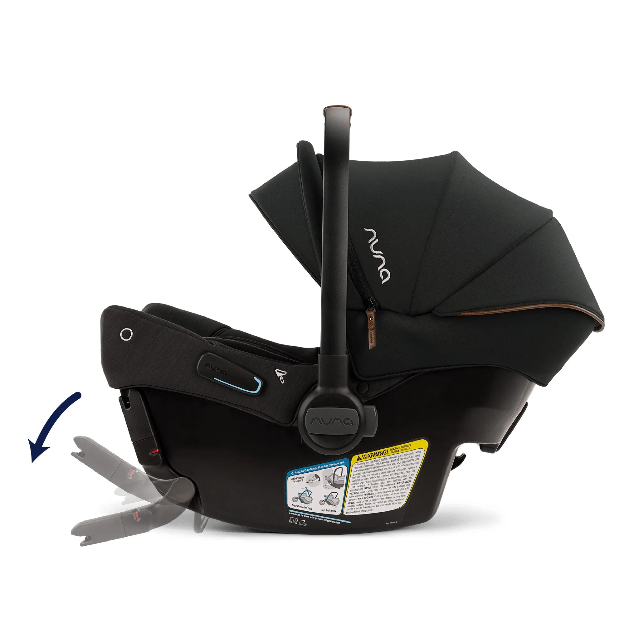 Nuna TRVL LX Stoller and PIPA Urbn Car Seat Travel System