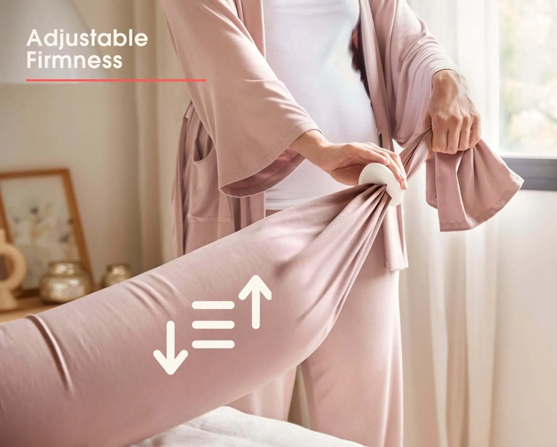 Nursing & Pregnancy Pillow | Dusty Pink