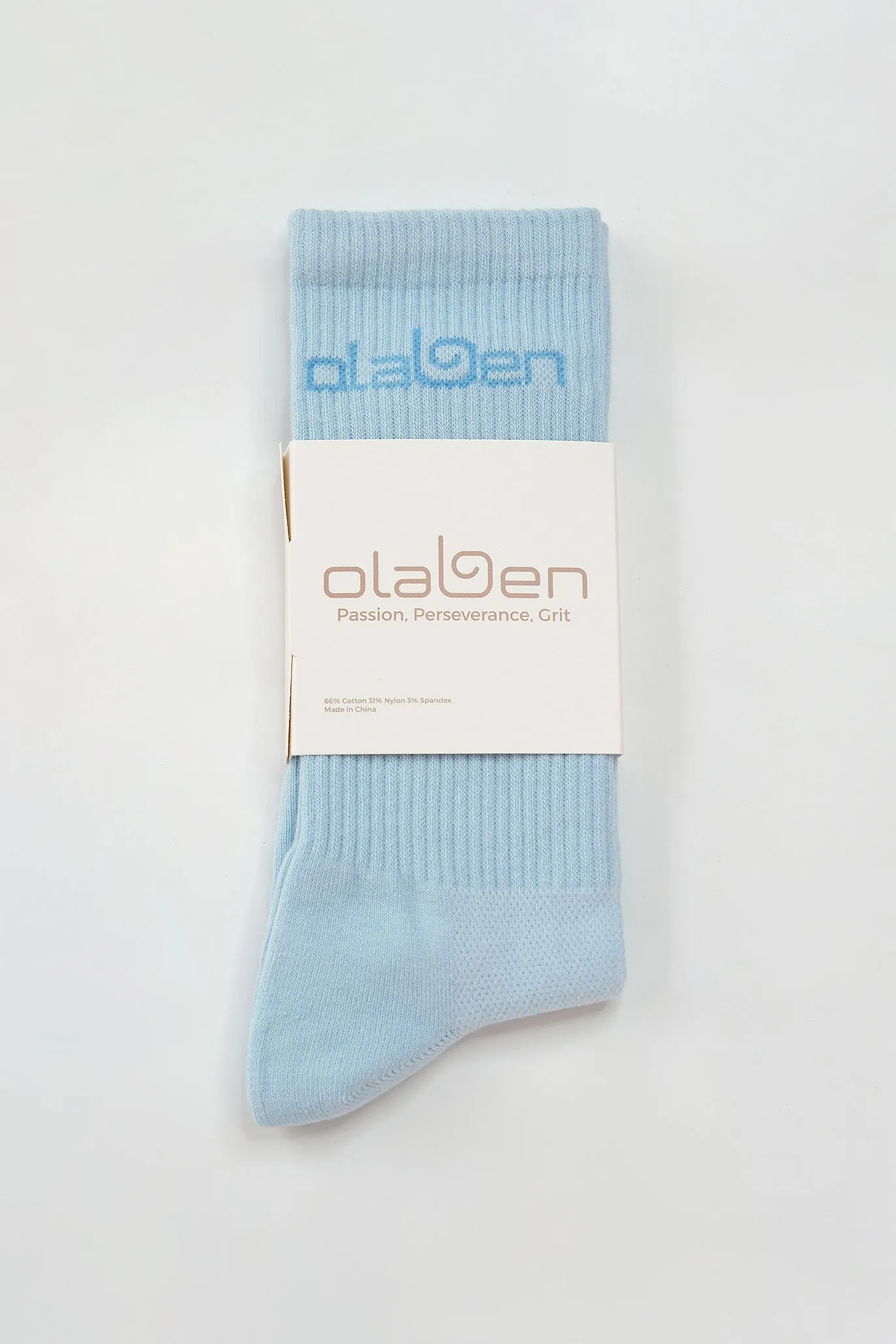 Olaben Quarter Socks - Baby Blue