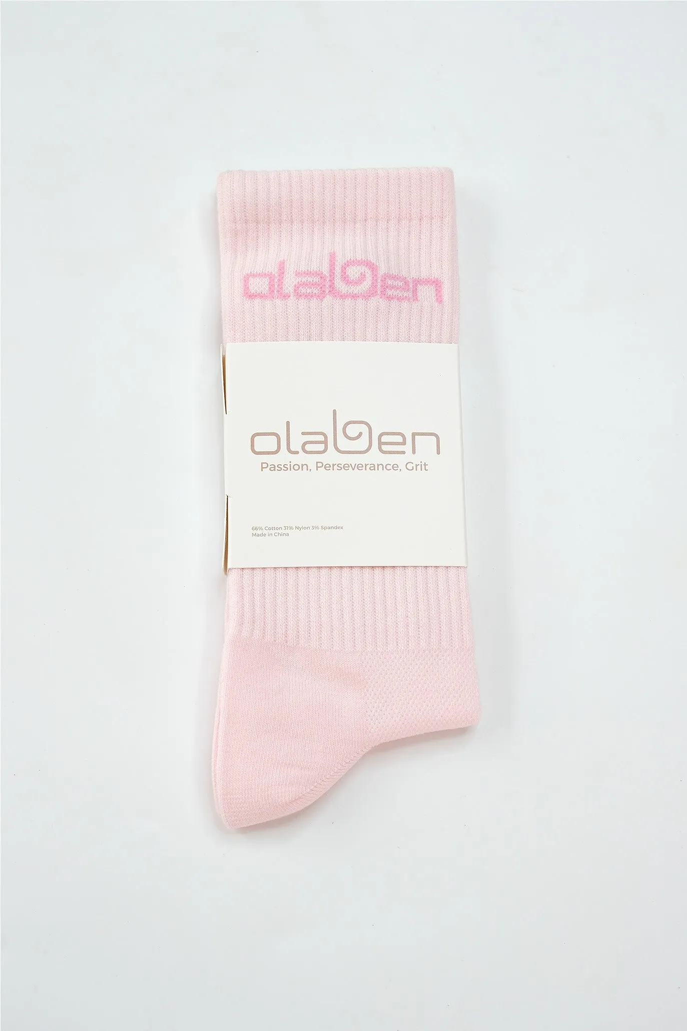 Olaben Quarter Socks - Baby Pink