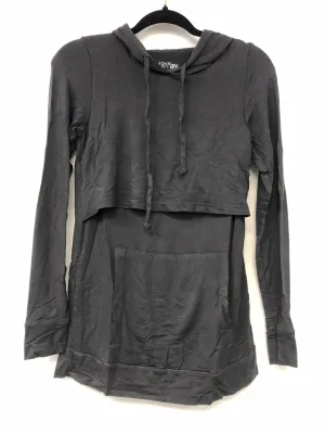 Outlet 6027 - Latched Mama Cloud Nursing Hoodie - Slate - Extra Extra Small