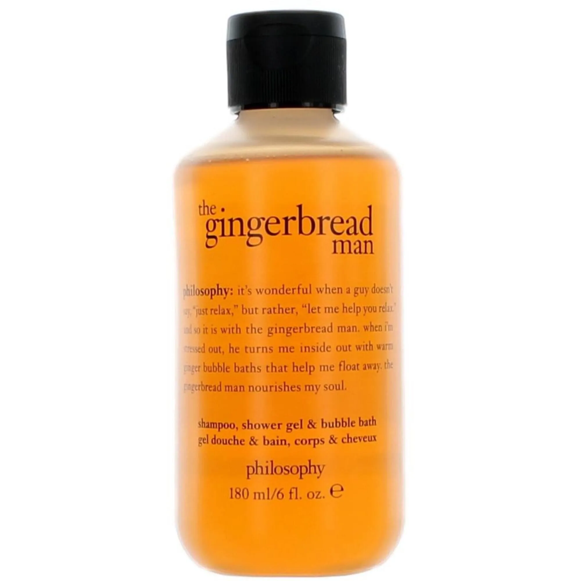 Philosophy Unisex Shampoo, Shower Gel and Bubble Bath - The Gingerbead Man, 6 oz