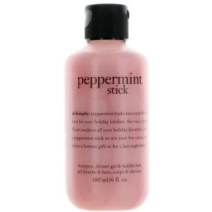 Philosophy Unisex Shampoo, Shower Gel,and Bubble Bath - Peppermint Stick, 6 oz