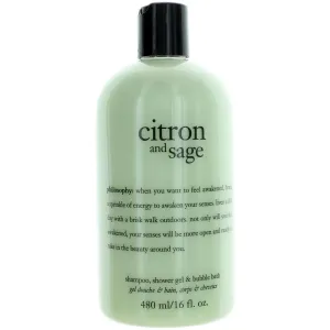 Philosophy Women's Shampoo, Shower Gel and Bubble Bath - Citron and Sage, 16 oz