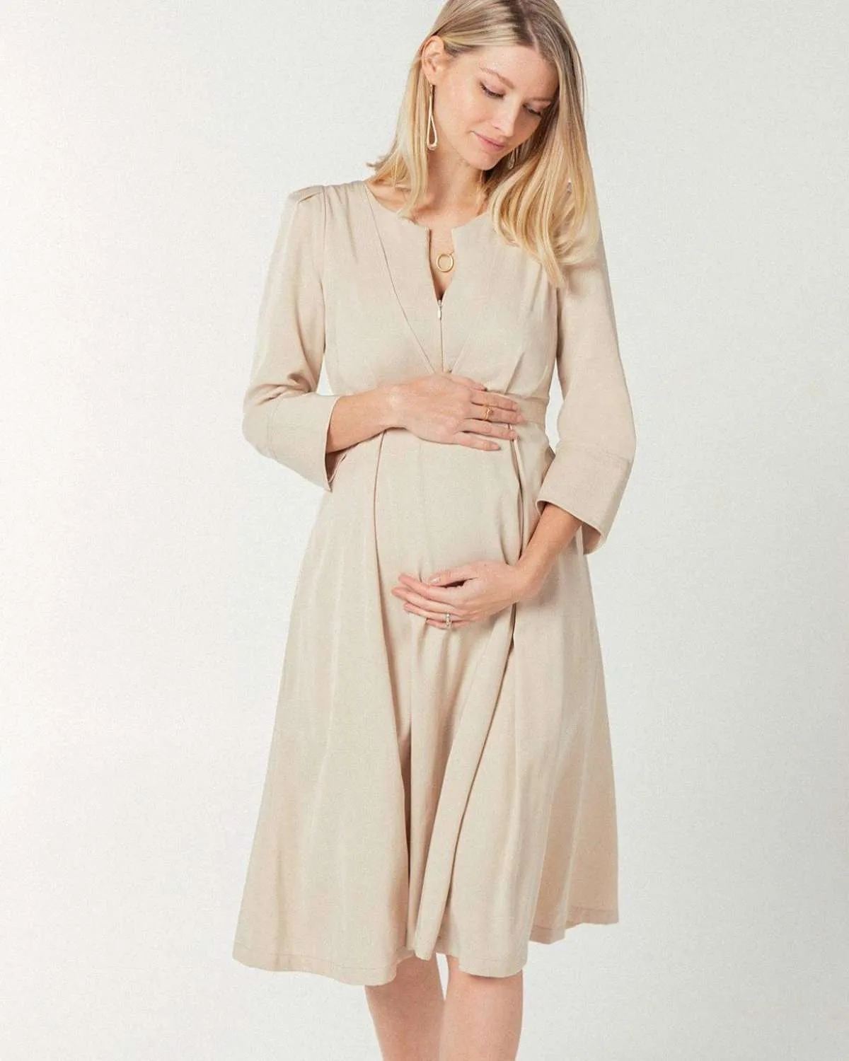 Sarah Empire Maternity & Nursing Dress