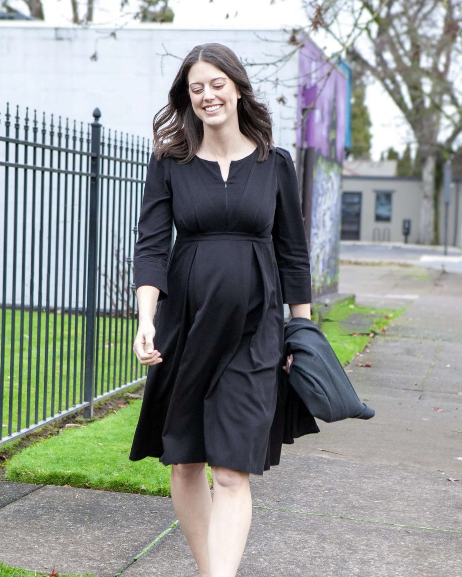Sarah Empire Maternity & Nursing Dress