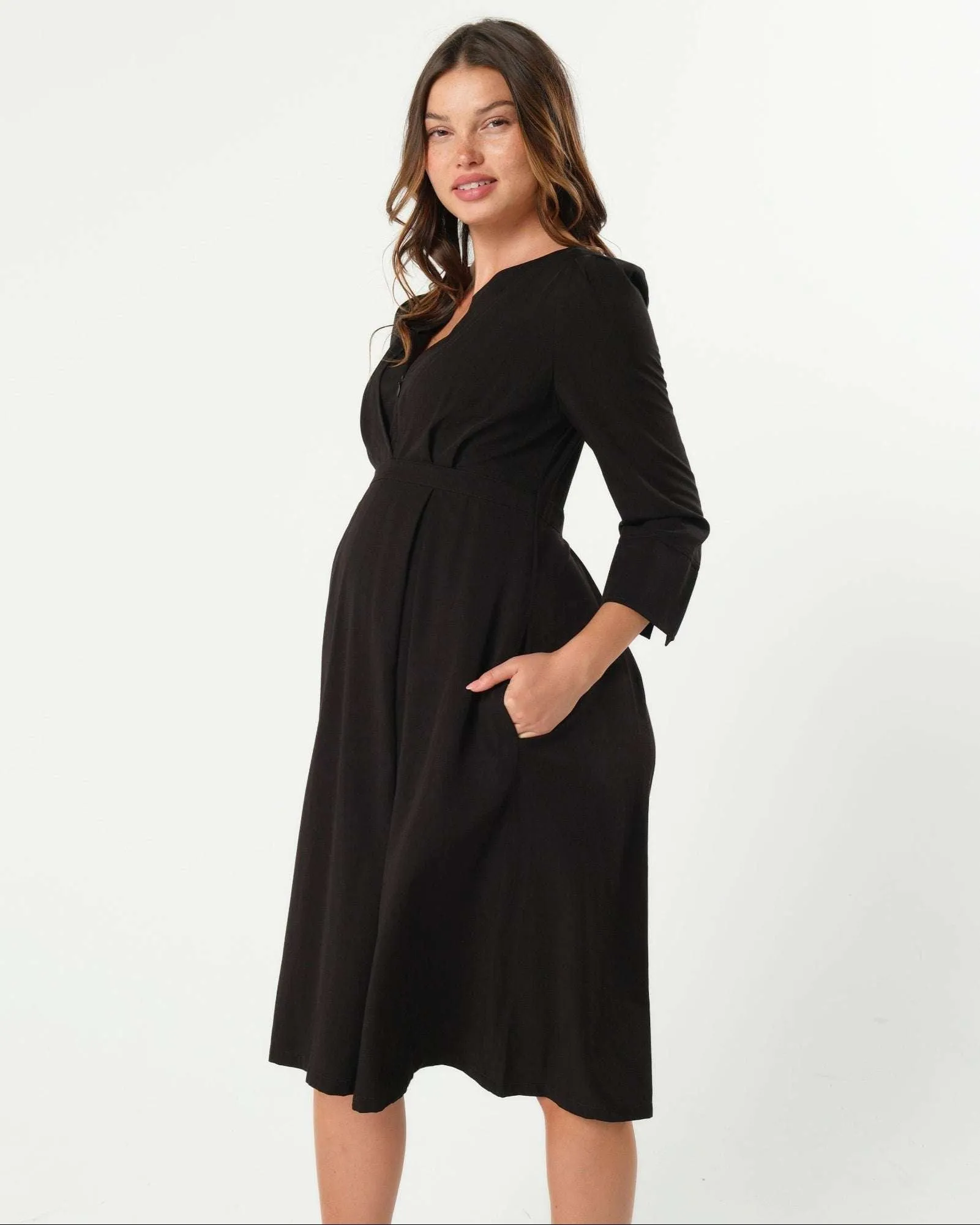 Sarah Empire Maternity & Nursing Dress