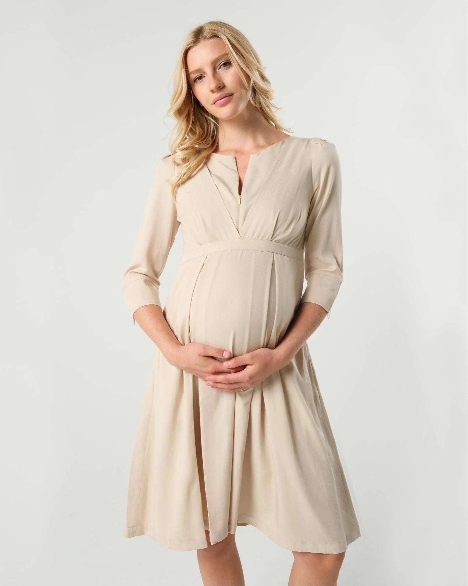 Sarah Empire Maternity & Nursing Dress