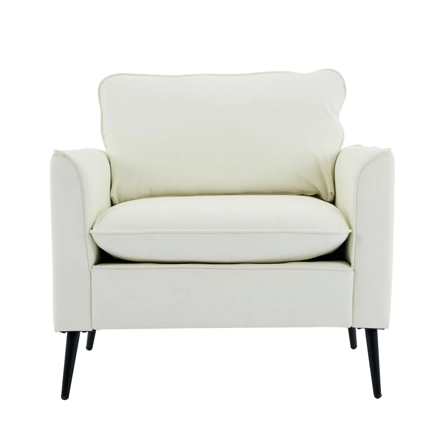 Streamdale Cat Paw Cream White Sofa: Elegant, Cozy, and Easy to Assemble