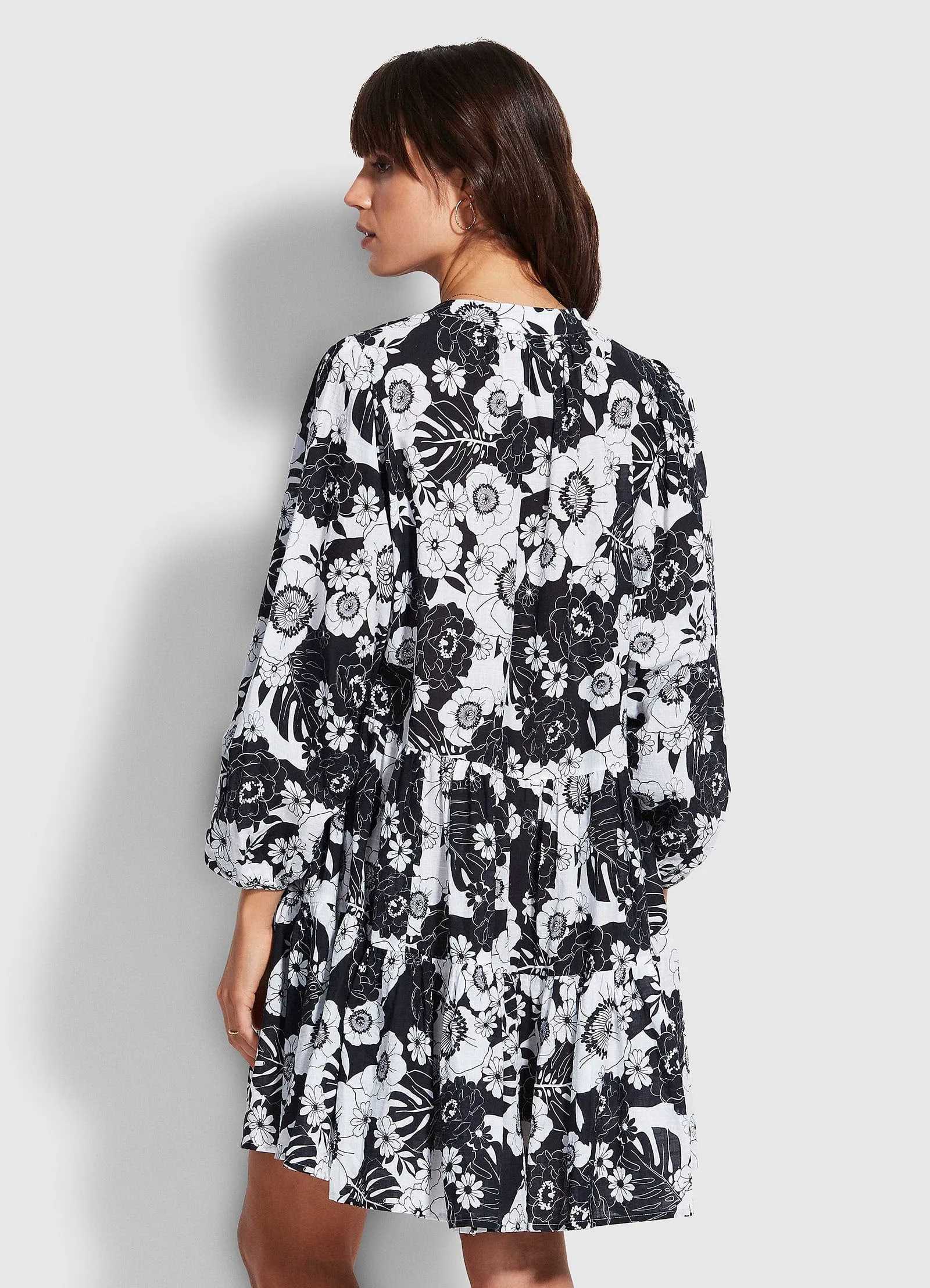 Summer Of Love Tiered Dress - Black