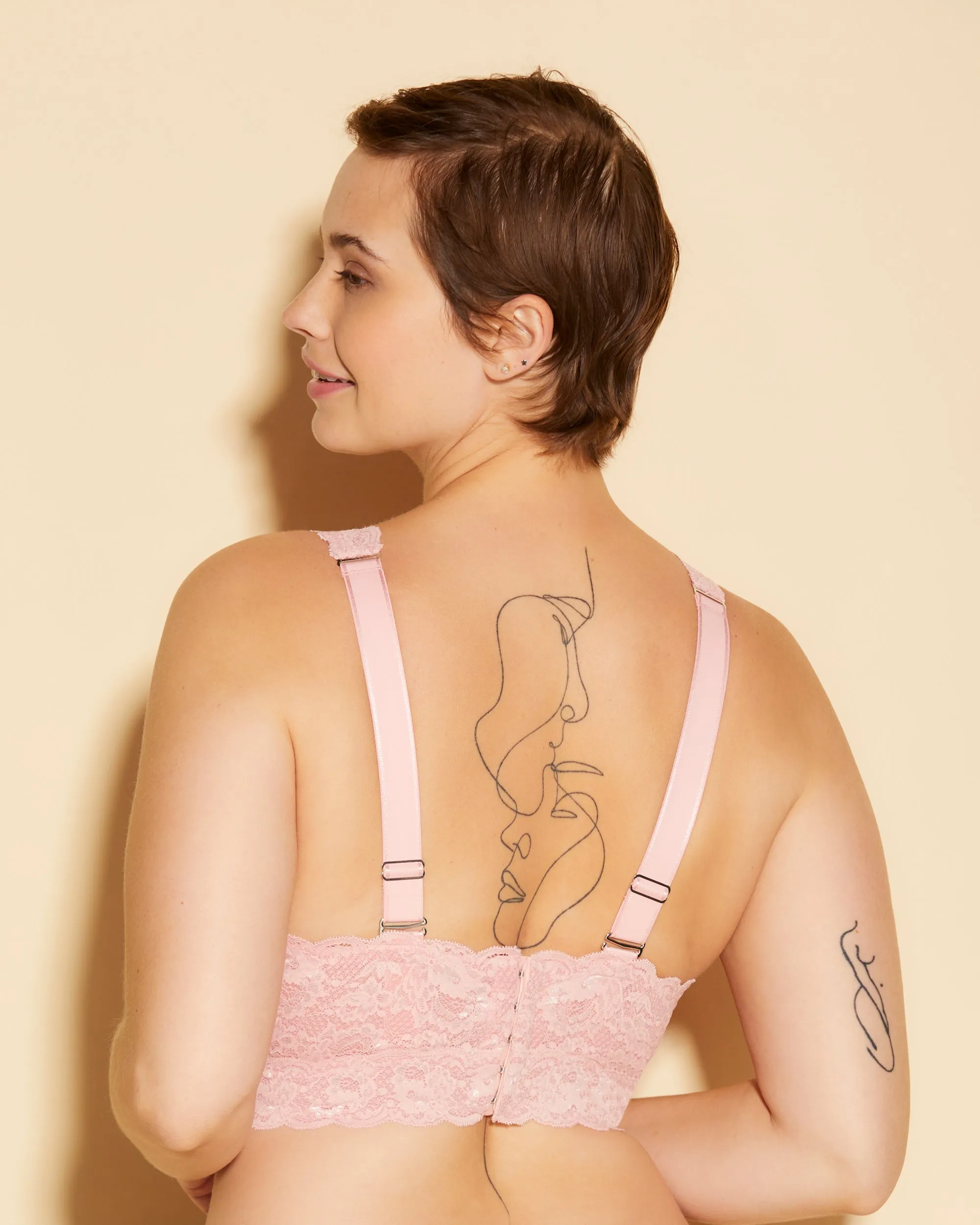 Super Curvy Plungie Longline Bralette