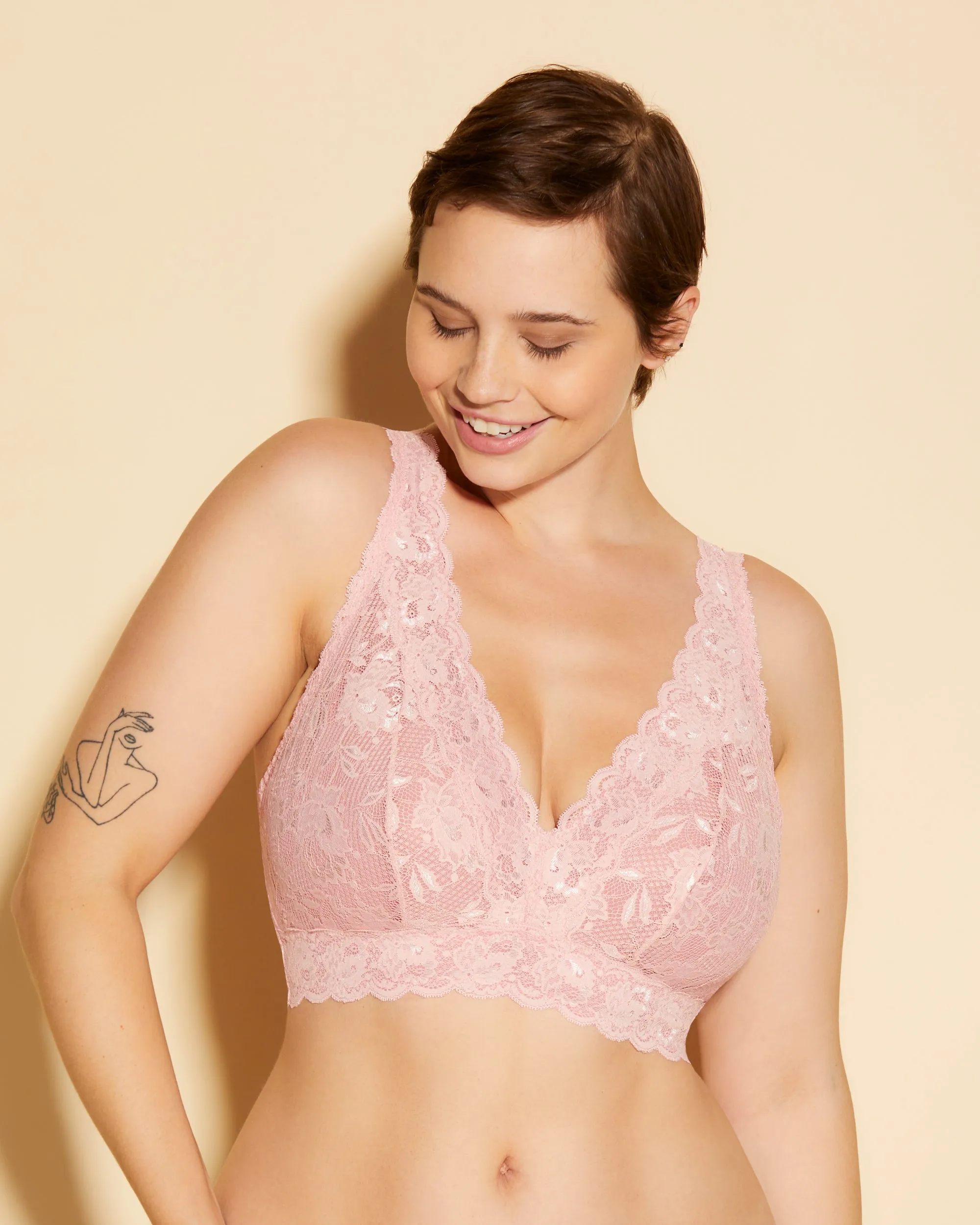 Super Curvy Plungie Longline Bralette