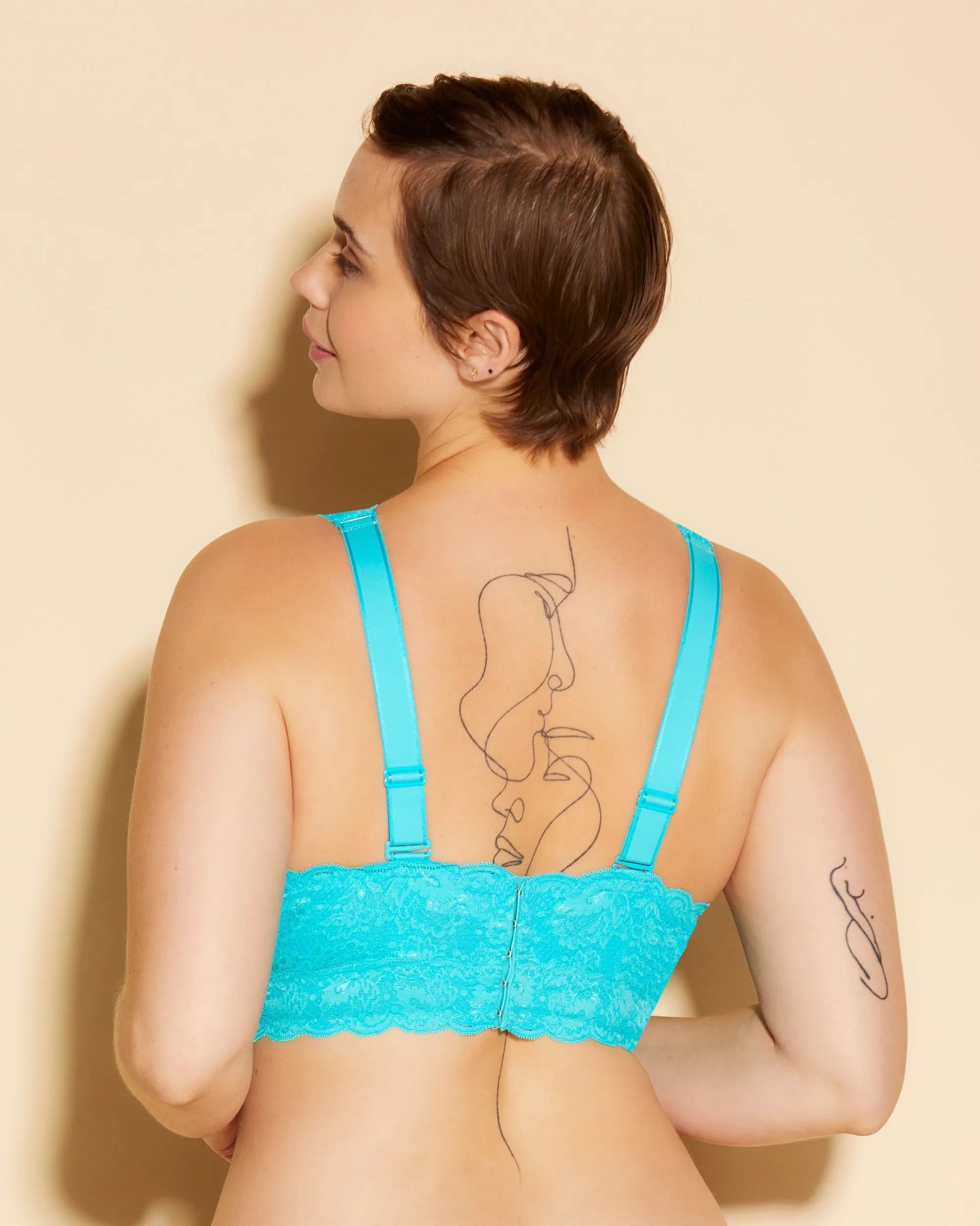 Super Curvy Plungie Longline Bralette