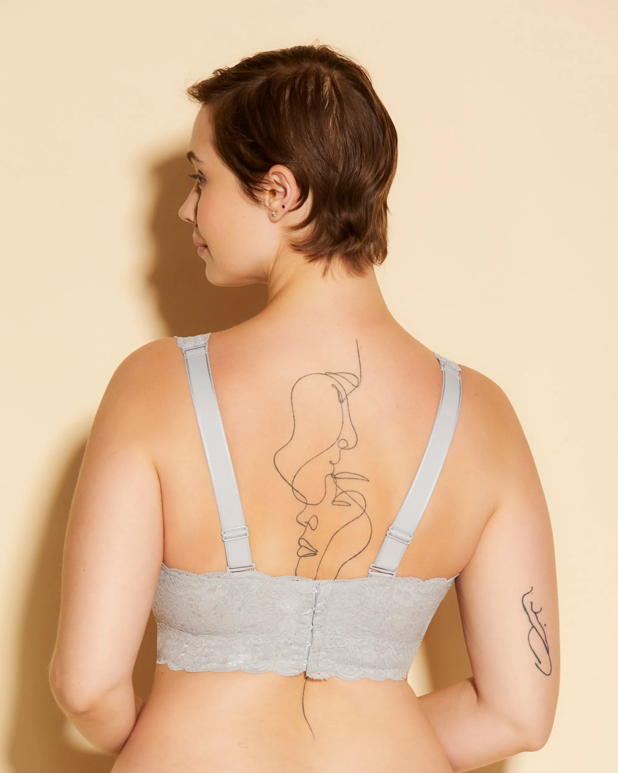 Super Curvy Plungie Longline Bralette
