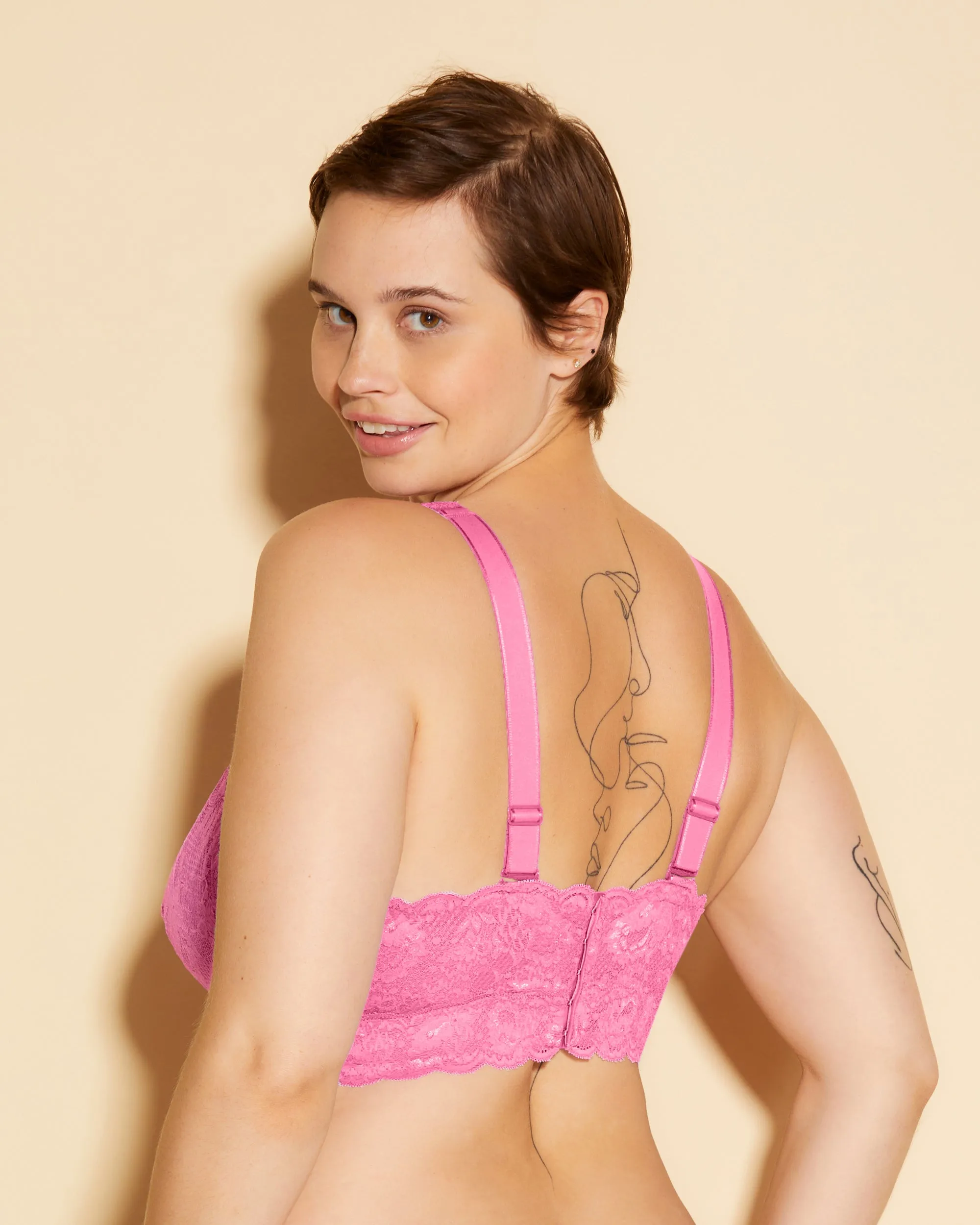 Super Curvy Plungie Longline Bralette