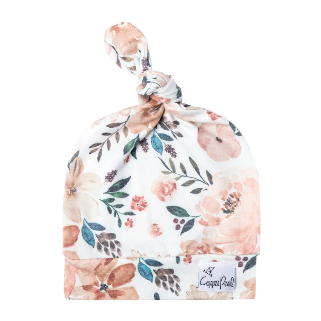 Top Knot Hat 0-4M