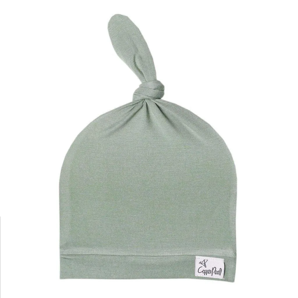 Top Knot Hat 0-4M