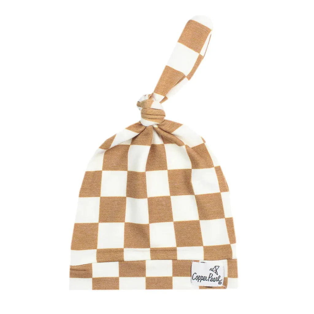 Top Knot Hat 0-4M