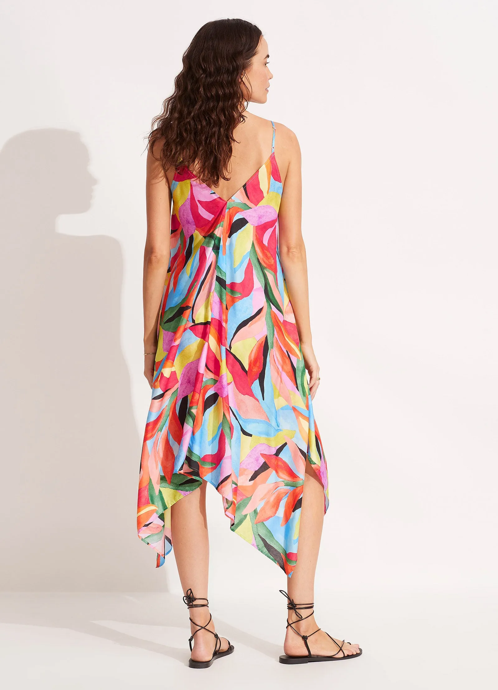 Tropfest Scarf Dress - Aquamarine