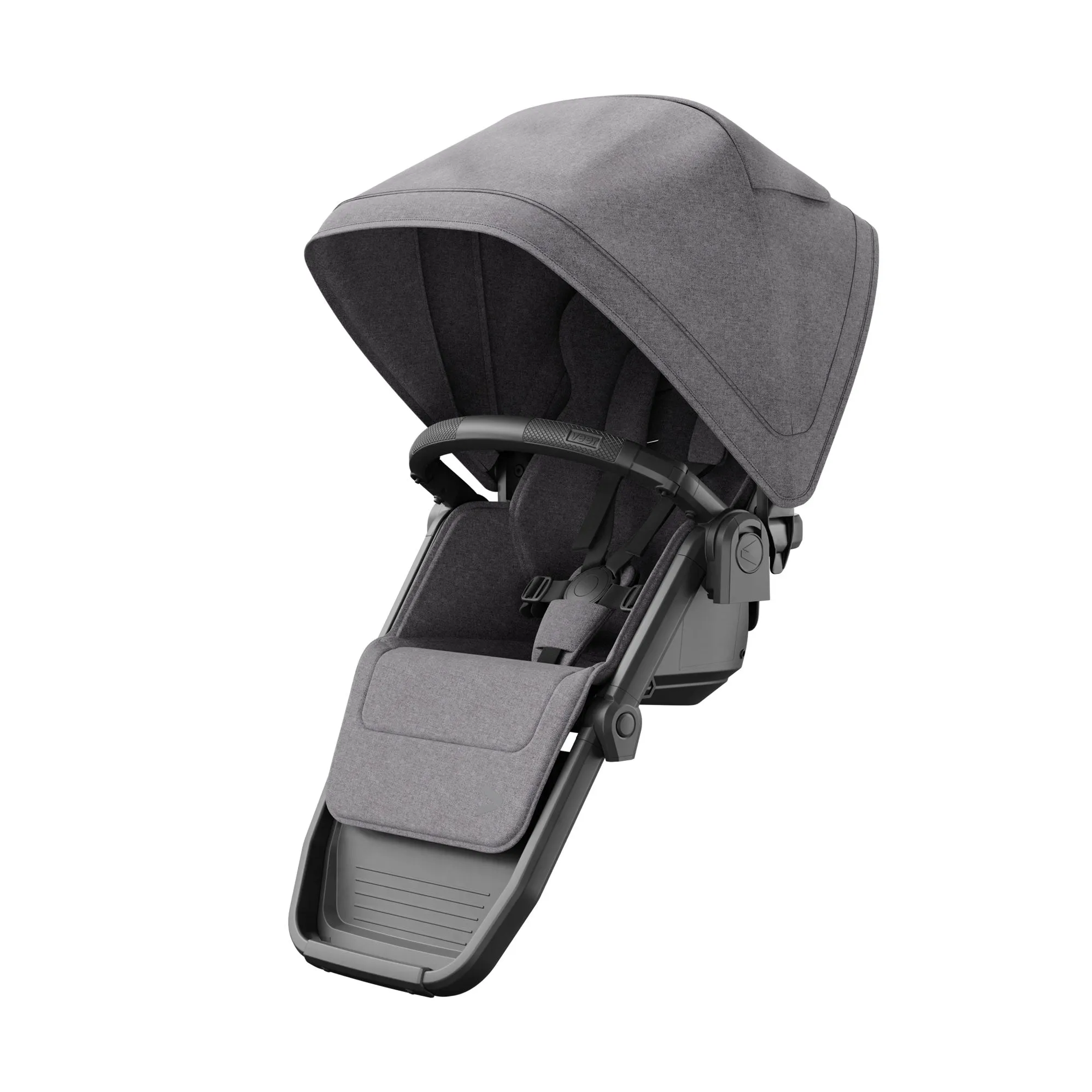 Veer Switch&Roll Luxe with Infant Car Seat Adapter Bundle - &Roll Stroller Frame / Switchback Seat Luxe - Gray Granite / Adapter